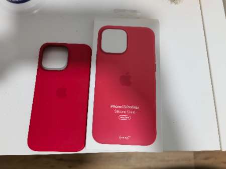 苹果13promax红色原厂手机壳二手 ...